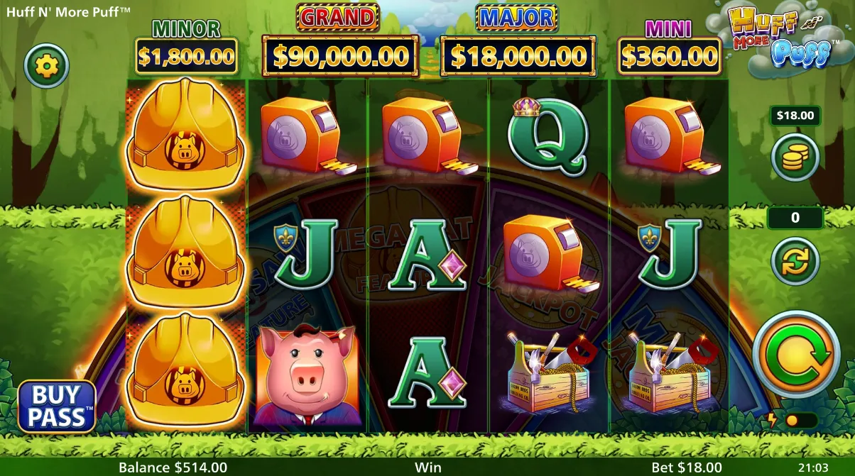 Huff N' More Puff Slot